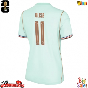 France Michael Olise #11 Replica Away Stadium Shirt for Women World Cup 2026 Short Sleeve